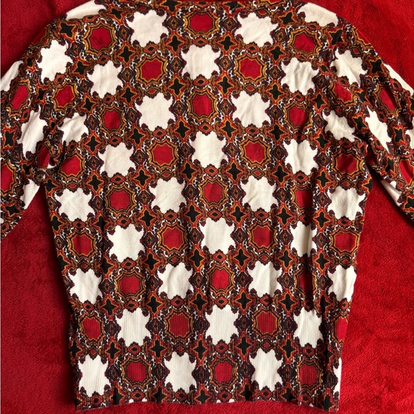 Premise women’s red button up cardigan sweater - Picture 5 of 5